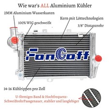 2 serie radiatori per 84-97 BMW K75 K75S K75RT ABS K100RS K100LT K100RT/K1100LT