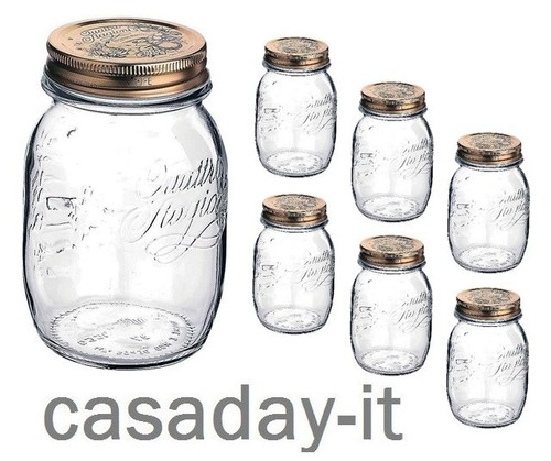 Vaso vetro barattolo 4 - vaso,