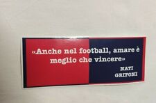 ADESIVO GENOA NATI GRIFONI ANCHE NEL FOOTBALL STICKER VINTAGE ULTRAS ROSSOBLU