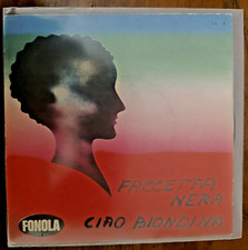 45 Giri Faccetta Nera/Bella Biondina - Canzoni Patriottiche Mondial Record