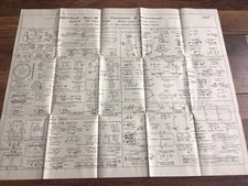 Componenti e accessori bicicletta MK IV - disegno/stampa tecnica vintage