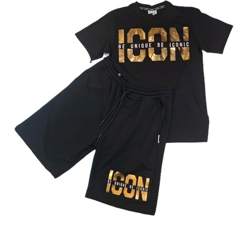 Icon completo uomo estivo - estivo, nero