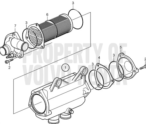 Scambiatore calore volvo - scambiatore, di