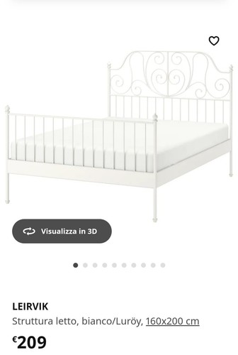 Letto matrimoniale 160x200 - matrimoniale,
