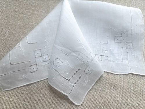 Vintage hanky anni punzone - 30,