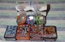Tin e mega Tin Yu-Gi-Oh e Tin da collezione Pokémon(Articoli vuoti)