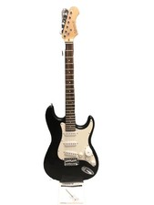 Chitarra elettrica Elevation nera full size stile Stratocaster chitarra elettrica