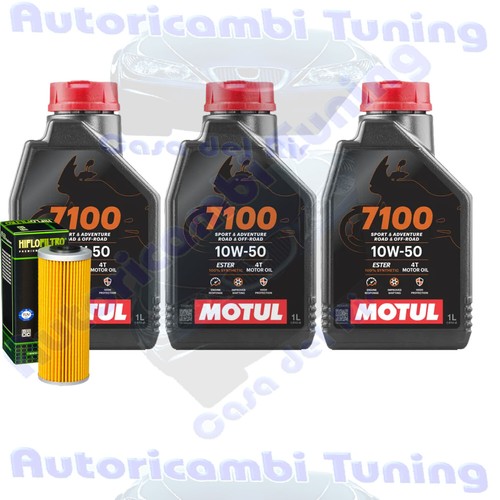 Kit tagliando olio motul 7100 - olio,