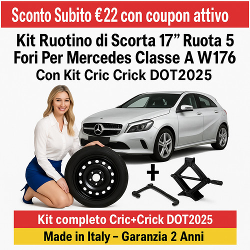Ruotino scorta mercedes - 17",