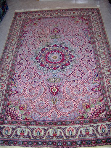 Tappeto persiano qum - lana, kurk