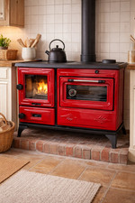 Stufa a legna con forno