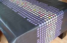 Tovaglia cotone lavabile a metraggio Rush nera