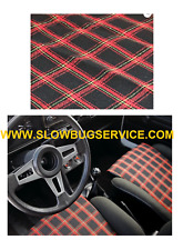 VW GOLF MK1 GTI - TESSUTO SEDILI INTERIOR SEAT CLOTH FABRIC MATERIAL PLAID