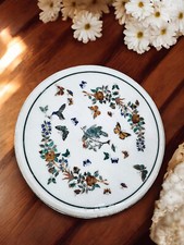 Tavolo in marmo bianco 18" con