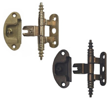 CERNIERA PER ARMADIO CERNIERE PER MOBILI ANTICHI ANTICATA A113 OTTONATA BRONZATA