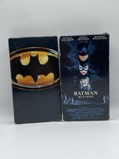 Batman VHS Tape Lot 2 Tim