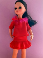 Tuta gonna ciglia rosa adatta