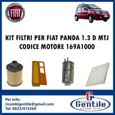KIT 4 FILTERS CUTTING Fiat
