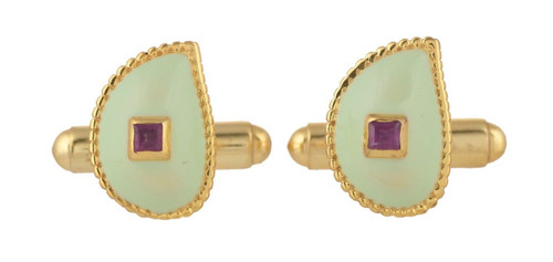 Gemelli smaltati art - , deco