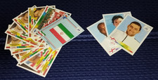 FRANCE 98 IRAN RED and ENGLAND CALCIATORI PANINI anastatic adhesive sticker