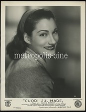QUATTRO FOTOGRAFIE ORIGINALI DEL FILM CUORI SUL MARE DI GIORGIO BIANCHI 1949