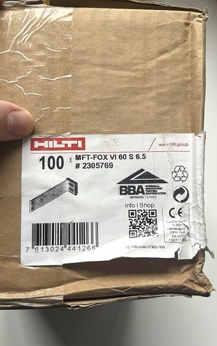 100 hilti staffa - 100, x