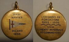medaglia 71° anno di fondazione rara nantes Milano 1895-1966 canottaggio
