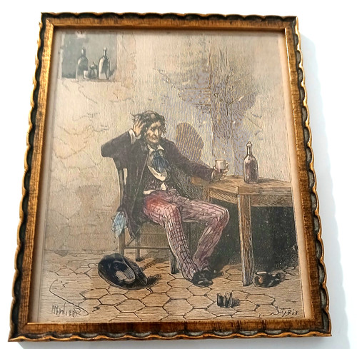 Antico quadro dipinto - antico,