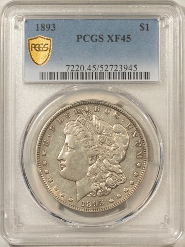 1893 dollaro morgan - dollaro, pcgs