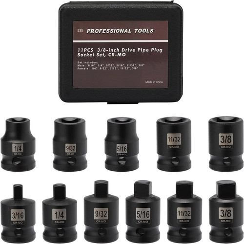 11pcs unità sae tubo - 3/8",