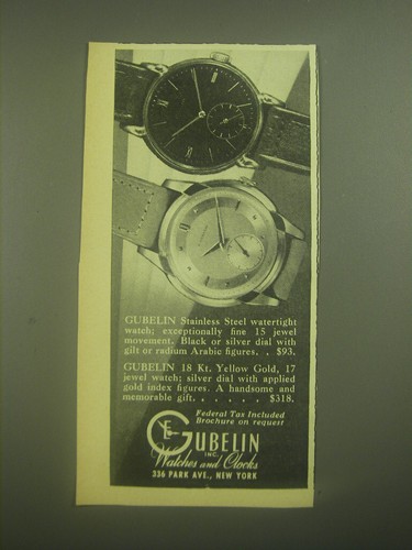 Pubblicità orologi gubelin - orologi,