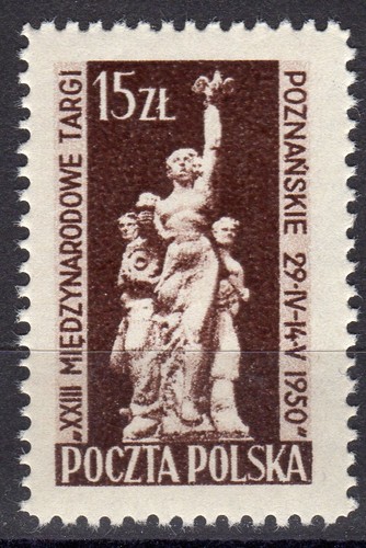 Polonia 1950 fischer 516 - polonia, nuovo