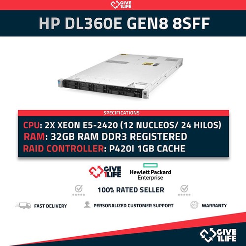 Dl360e 8sff 2xe5 - 8sff, 2xe5-2420