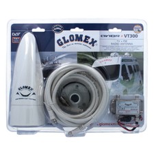 ANTENNA TV GLOMEX AVIOR VT300 TERRESTRE OMNIDIREZIONALE COMPATTA AMPLIFICATA 