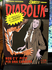 DIABOLIK SWIISS N. 219 NON C'E' PIETA' PER UNA CAROGNA CON ADESIVI SAGOMATI