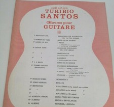 TURIBIO SANTOS APERTURE PER CHITARRA PARTITURA SPARTITI MUSICALI ESCHIG
