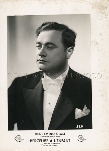 Beniamino gigli vergiss - gigli, “vergiss