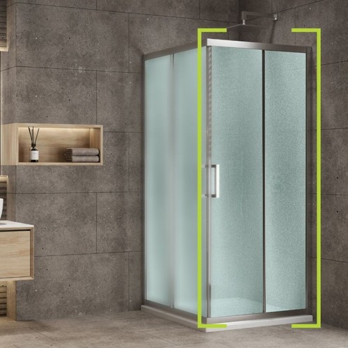 Lato porta box - box, angolare