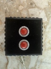 Orecchini con Spola In Corallo Rosso