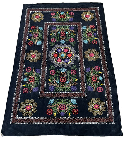 Vintage uzbeko suzani ricamo - uzbeko,