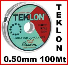 MONOFILO FILO 100 MT 0.50 DA PESCA 050 0,50 PER TERMINALI TRAVI BOLENTINO TRAINA