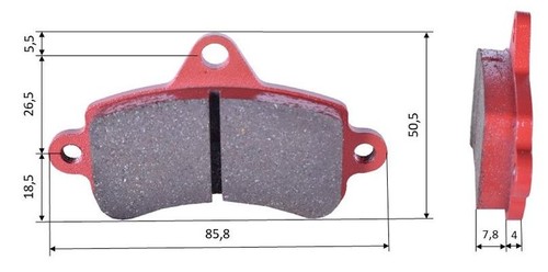 Set pastiglie freno - , (2