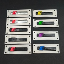 Targhetta Loghi S LINE Nero