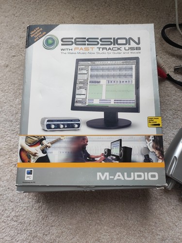 Audio fast track usb - track, session