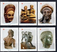 2013 S.M.O.M. SMOM La scultura nell'arte Terracotte e bronzi MNH