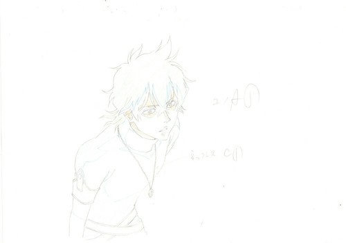 Anime genga non cel trifoglio - anime,