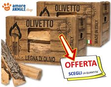 LEGNA da ARDERE di ULIVO SECCA TRONCHETTI OLIVO per STUFE CAMINI BARBECUE FORNI