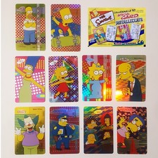 Serie 10 Card Simpsons Metallizzate Kinder Ferrero Collezione 1999 Scegli menu