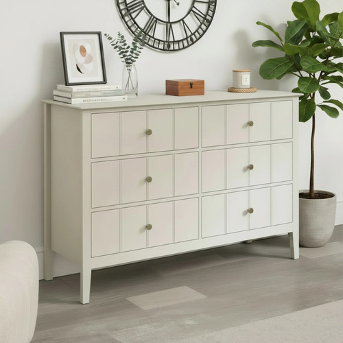 Ivory drawer chest of - 6,