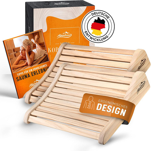 Poggiatesta sauna legno 2 - sauna, [2